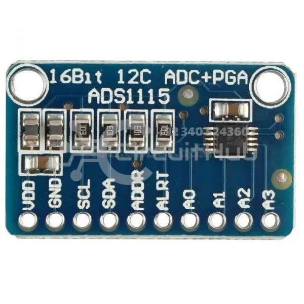 ADS1115 Analog to Digital Converter ADC 4 channel with Pro Gain ...
