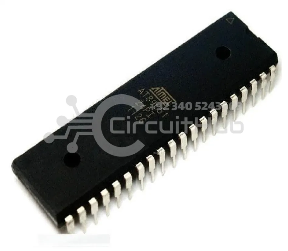 Atmel 8051 AT89C51 AVR 40 Pin DIP Microcontroller | CircuitHub