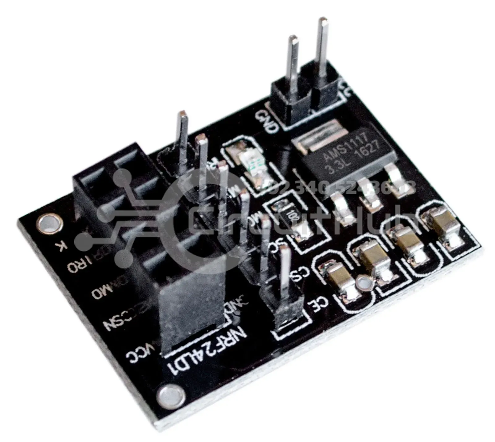 nRF24L01 Breakout Adapter with On-board 3.3V Regulator | CircuitHub